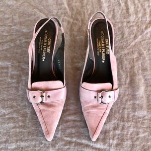 Donald J. Pliner Couture Suede Slingbacks 8.5